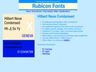 Hilbert Neue Condensed Font PS screenshot